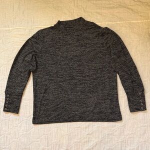 Rafaella Charcoal Turtleneck Sweater
